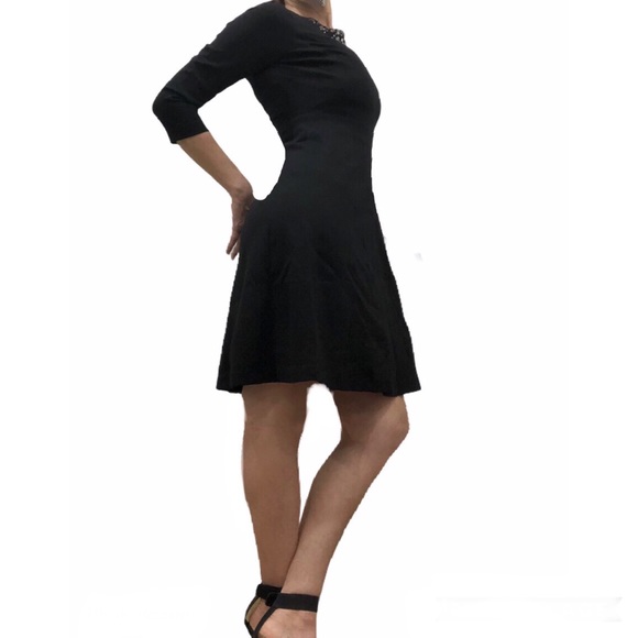 NWT Jewel Neck NYDJ Dress Built-in Shapewear party - Picture 2 of 7